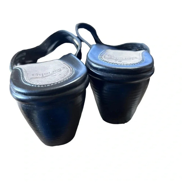 Dansko Slip on Strappy Sandals Size 39 black leather - Picture 10 of 12